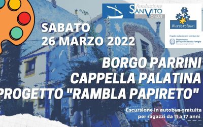 Sabato 26 marzo escursione gratuita a Borgo Parrini e Palermo